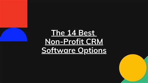 best non profit crm.